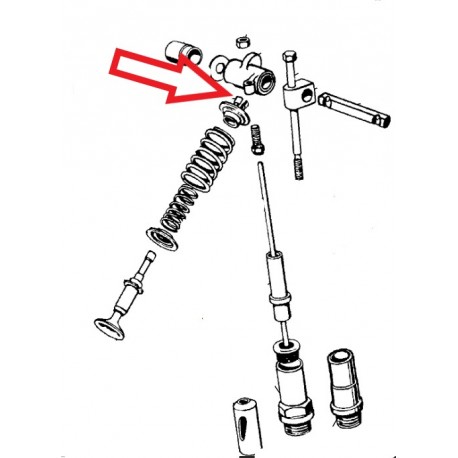 clavette de soupape a 2 rainure