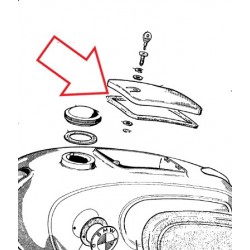 Joint pour réservoir supérieur et boîte à outils pour BMW R24-R25/2, R26, R27 et R51/3-R68