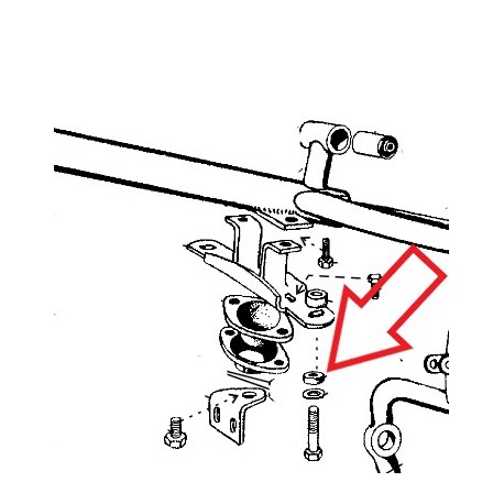 caoutchouc inferieur de 5mm