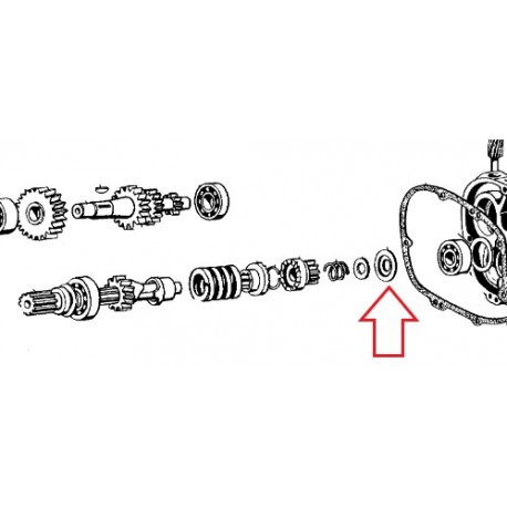 rondelle deflectrice de  0.44mm