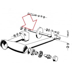 axe de roue arrière R26/27