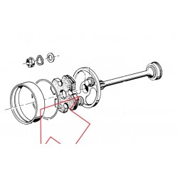 Anneau chromé pour disque d'entraînement pour BMW R24-R27 et R51/2-R68