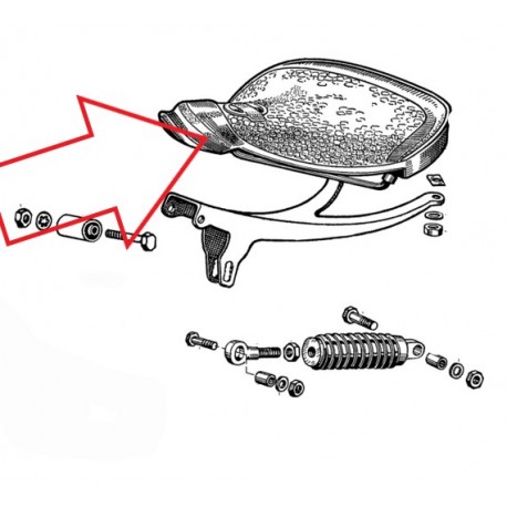 caoutchouc de dessus de selle pagusa