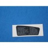 Autocollant droit de carénage RT