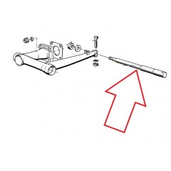 axe de roue arrière inox pour modèle à tambour ar