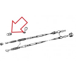 fixation de cable embrayage et frein