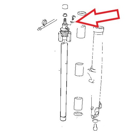 joint torique de vis de ventilation de fourche