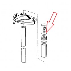 circlips de tube de fourche K75/100 avant 08/1991