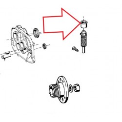 douille de guidage du pignon de compteur