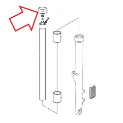 cache haut de tube de fourche