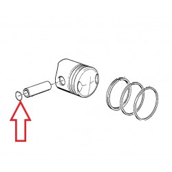 circlips d'axe de piston 22x1.5