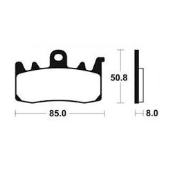 plaquette avant brembo 1200lc