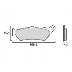 plaquette de frein brembo