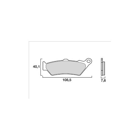 plaquette de frein brembo ar 1200lc