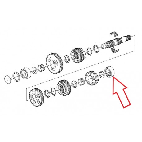 roulement 6205 2rs-c3