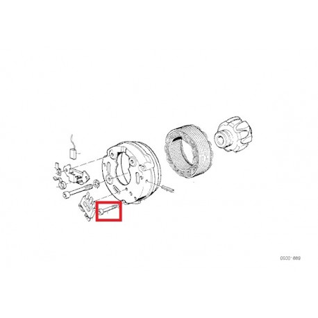 vis m5x45 fixation stator alternateur