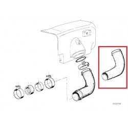 conduite d'air gauche pour carburateur de 40 avant 1981