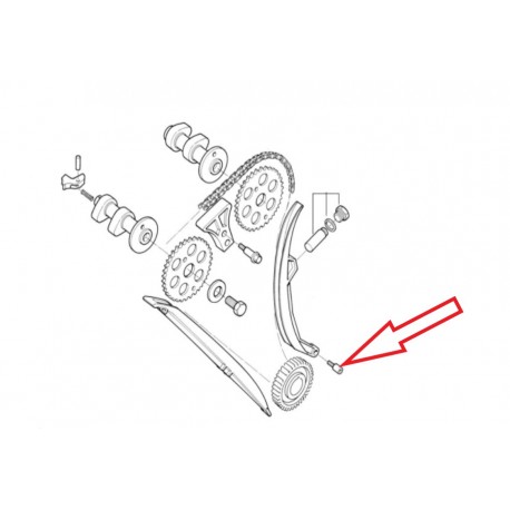 Vis de palier M6x31