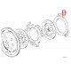 rondelle pour vis de fixation embrayage a partir d09/1980
