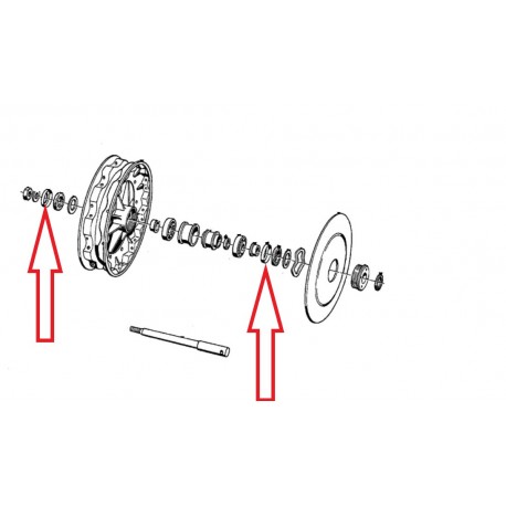 cuvette de joint feutre