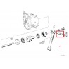 axe de 8 levier d'embrayage boite 5 avant 81