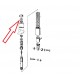 Capuchon d'amortisseur pour palier en caoutchouc pour BMW R26, R27 et R50-R69S