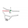 Support de guidon pour BMW R50-R69S