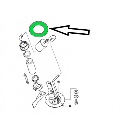 Joint pompe à carburant Diam98