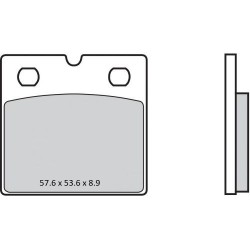 Plaquette de frein avant Brembo Métal