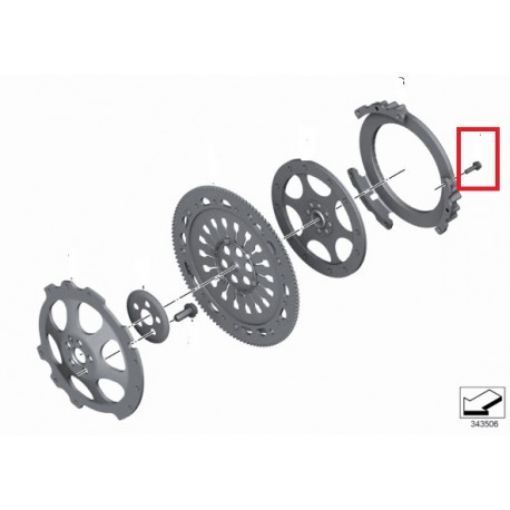 vis m6x20 d'embrayage de 1150 et 1200