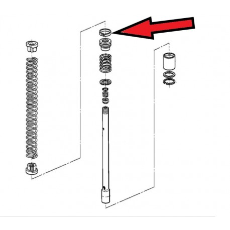 Anneau guide K75/100