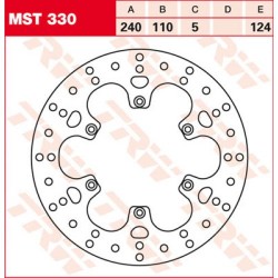 disque de frein arriere F650 et F800