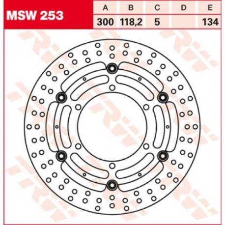 disque de frein avant F650/700 et F800 a partir de 2008