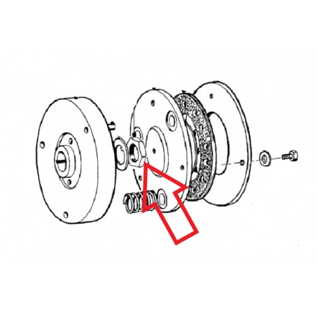 ecrou de volant moteur