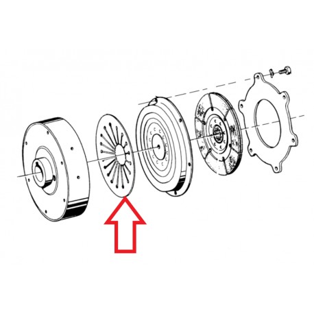 ressort d 'embrayage R25/3