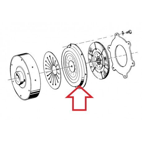 plateau d'embrayage interieur R25/3