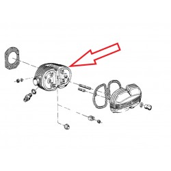 Culasse pour BMW R100RS, jusqu'à 09/1980, côté gauche