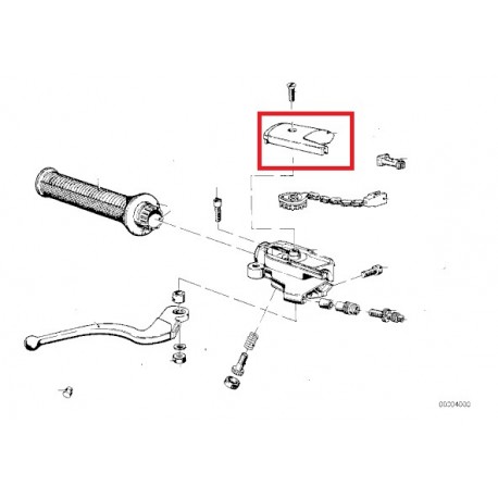 couvercle accelerateur serie 6/7 avant 81