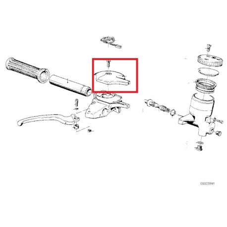 couvercle accelerateur r45/65 avant 81