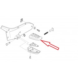 Caoutchouc repose-pied Gauche K1200RS/LT