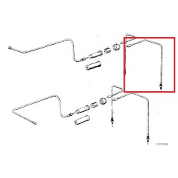 cable accelerateur bas L487mm carburateur de32