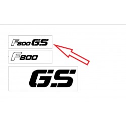 Inscription F800GS côté gauche