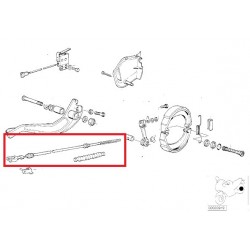 Câble de frein arrière r100r et gs après 88