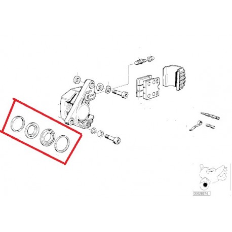 kit joint etrier brembo r45/65