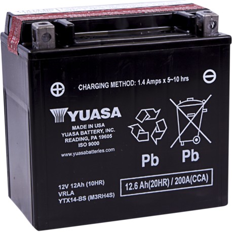 BATTERIE YUASA YTX14-BS