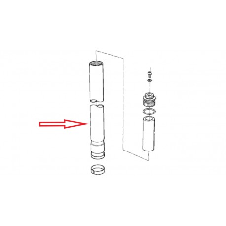 tube de fourche r80/100gs a partir de 1988