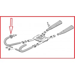 Ecrou d'échappement R80 / R100 / Série 7