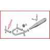 Traverse tubulaire inox avant R45/65