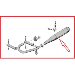 Jeu de silencieux R45/65 Inox