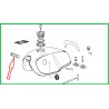 Support avant de réservoir sauf r45/65 et R80/100GS